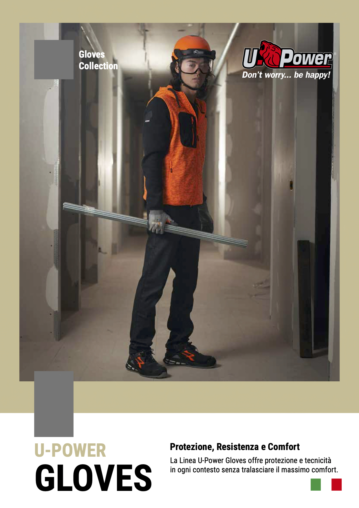 Gebol Uni Fit Comfort Guanti Da Lavoro In Pelle Di Capra Taglia XL (10) – Antinfortunistici, Traspiranti, Con Chiusura Velcro