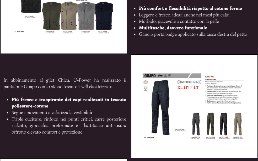 Maggio 2025: Offerte U-Power sull’Abbigliamento da Lavoro Linea Industry